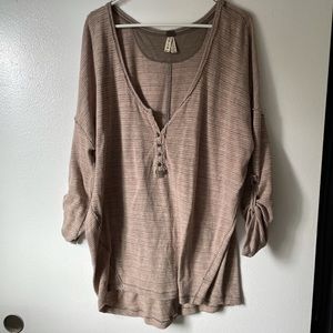 Oversized Free people top